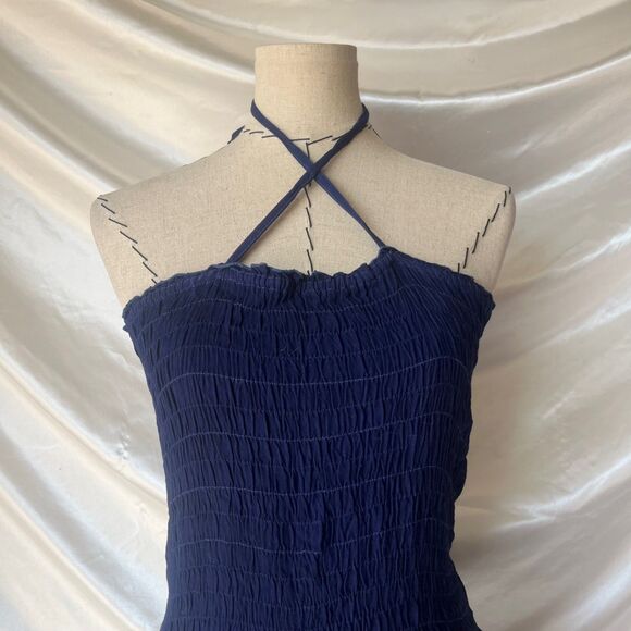 L.S.I Deadstock Fairy indie cottage halter flowy dress - Picture 3 of 7